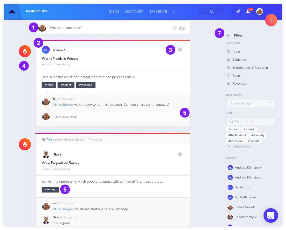 Activity Feed detail