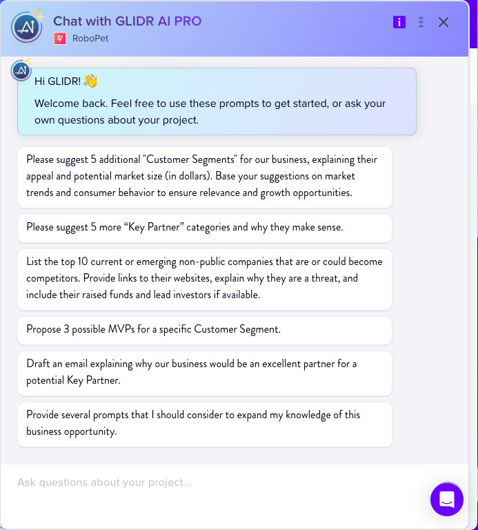 Pro agent suggestions