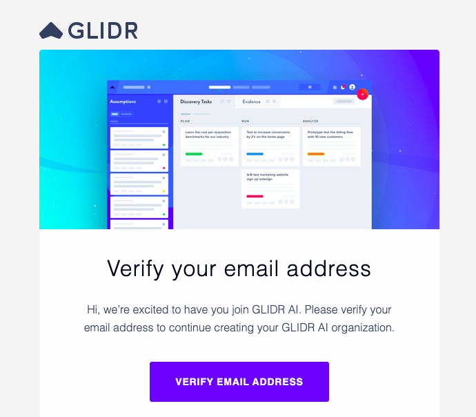 Email verification
