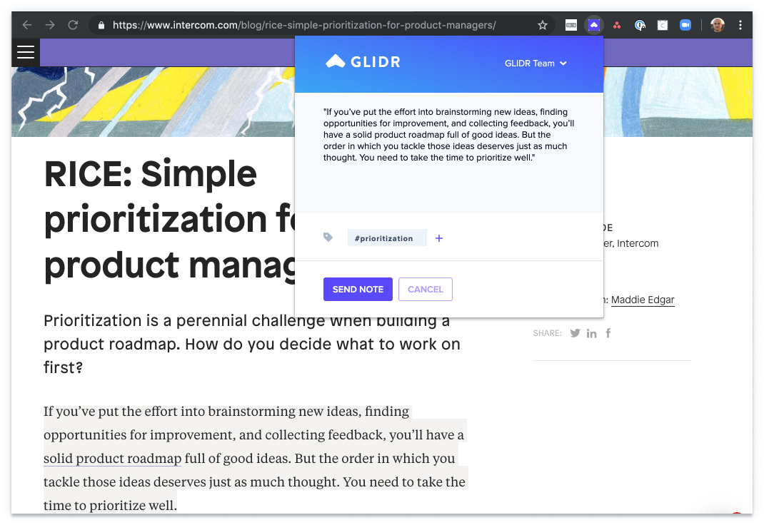 Chrome Extension Evidence