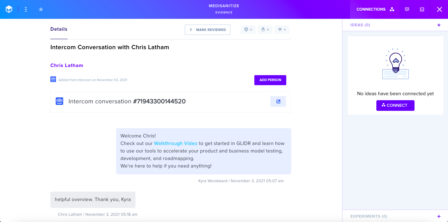 Intercom Integration